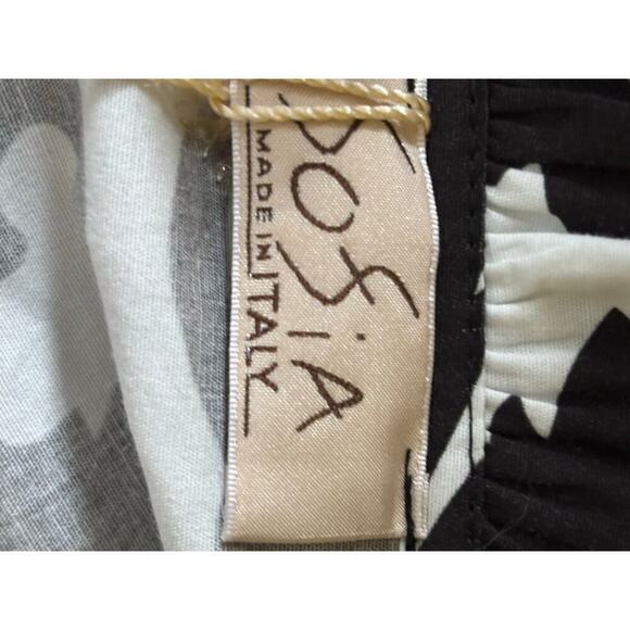 Sofia Delia Mini dress, black/white, one size, NWT, graphic, minimalist, tiered - Picture 5 of 7